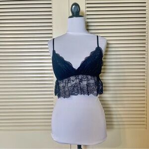 Zara Trafaluc Black Lace Bralette